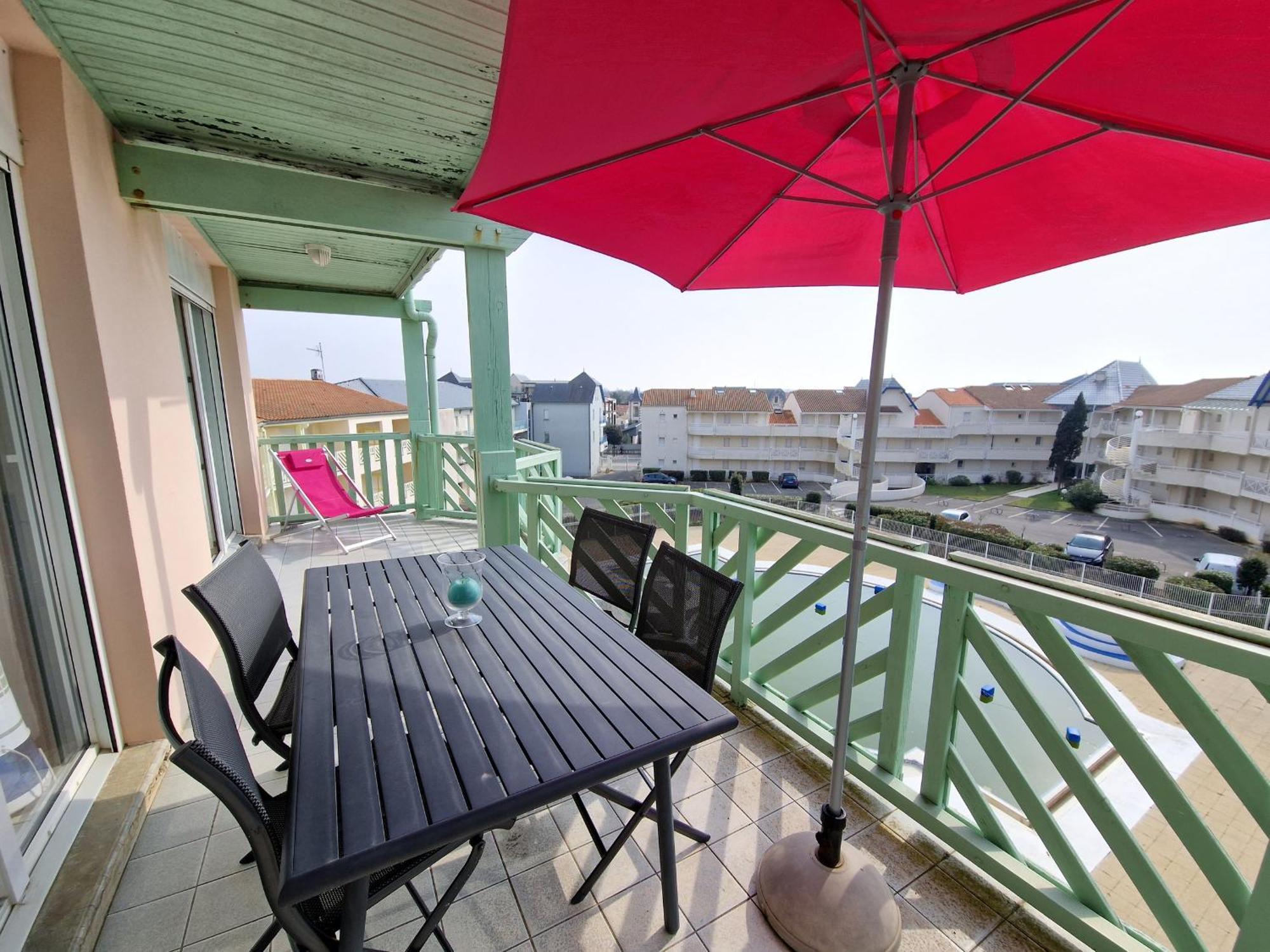 Appartement Avec Piscine, Tennis & Balcon, Centre-Ville Chatelaillon-Plage, 6 Pers, 2 Ch - Fr-1-706-17 Châtelaillon-Plage Exterior foto